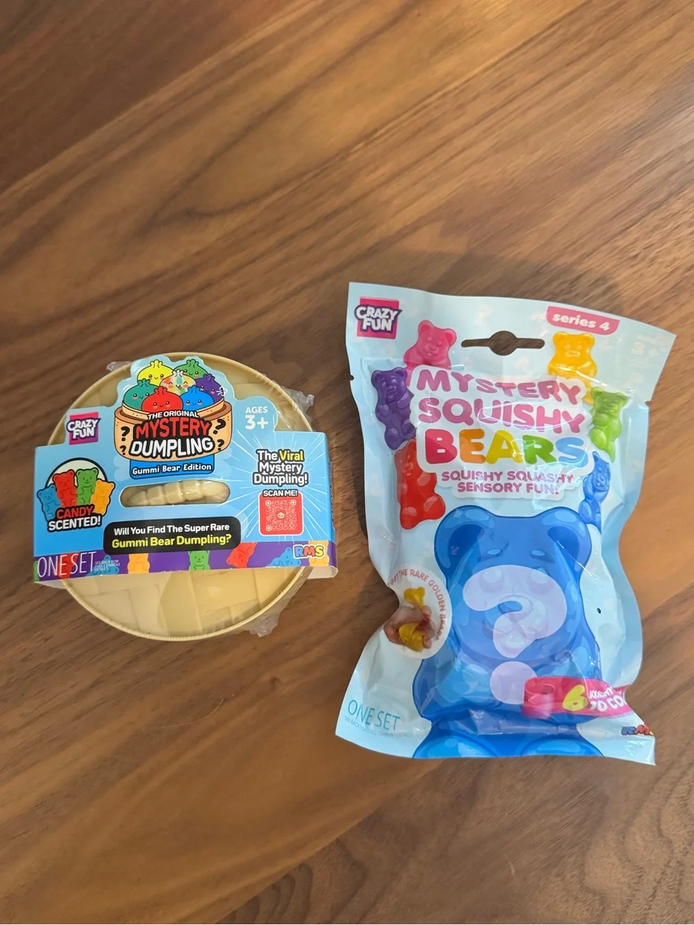 Viral RMS Mystery Dumpling Gummi Bear + Mystery Squishy Bears Series 4 Bundle